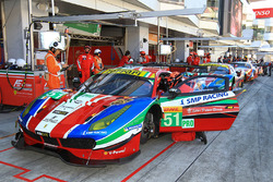 #51 AF Corse Ferrari 488 GTE: Gianmaria Bruni, James Calado