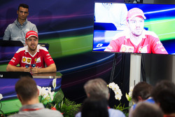 Sebastian Vettel, Ferrari in de FIA persconferentie