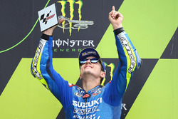 Podium: derde Maverick Viñales, Team Suzuki MotoGP
