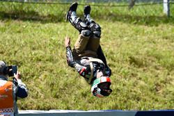 Le vainqueur Johann Zarco, Ajo Motorsport