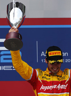 Le vainqueur Antonio Giovinazzi, PREMA Racing
