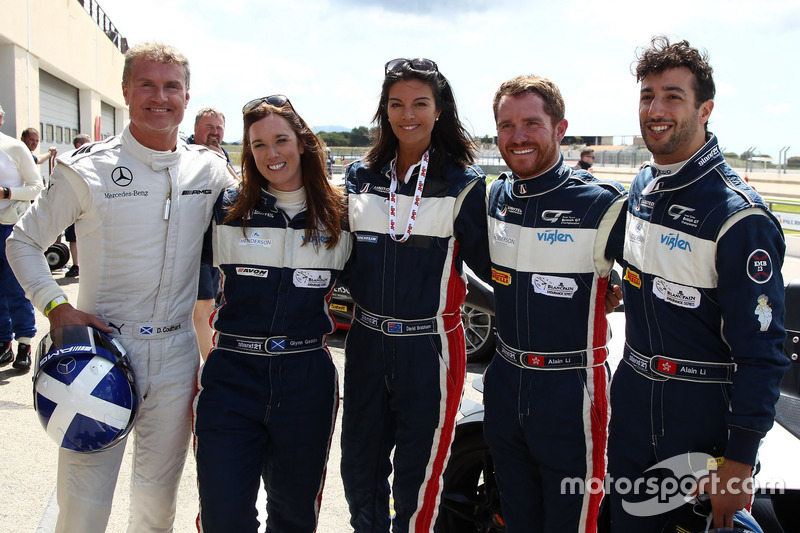 David Coulthard, Brian Vickers e Daniel Ricciardo