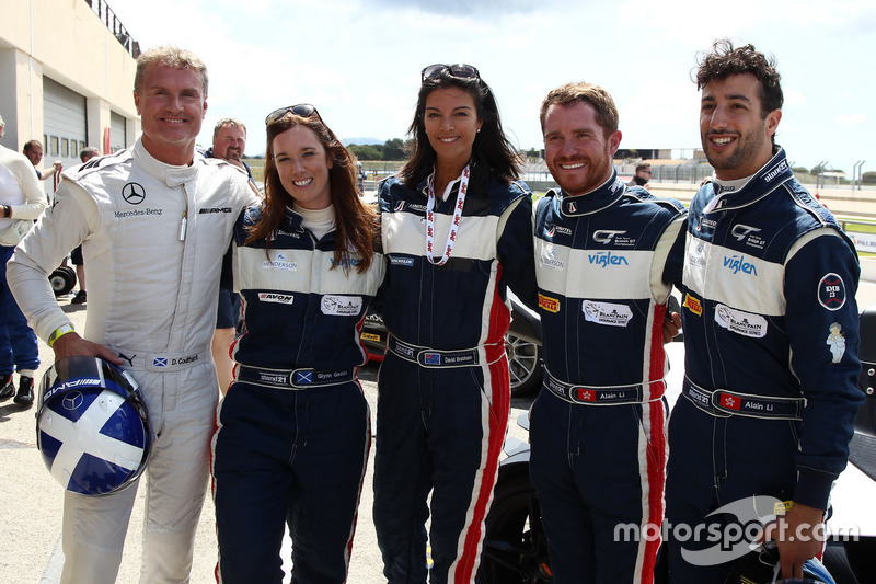 David Coulthard, Brian Vickers, Daniel Ricciardo,