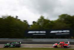 Stefan Mücke, Renger Van der Zande, Christian Hohenadel, HTP Motorsport, Mercedes AMG GT3; Adam Osieka, Kiki Sak Nana, 'Andy Sammers', Porsche 911 GT3 991