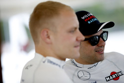 Felipe Massa, Williams F1 Team with Valtteri Bottas, Williams F1 Team