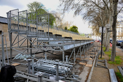 ePrix di Parigi, il circuito cittadino in allestimento