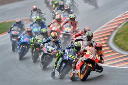 Marc Marquez, Repsol Honda Team leads at the start