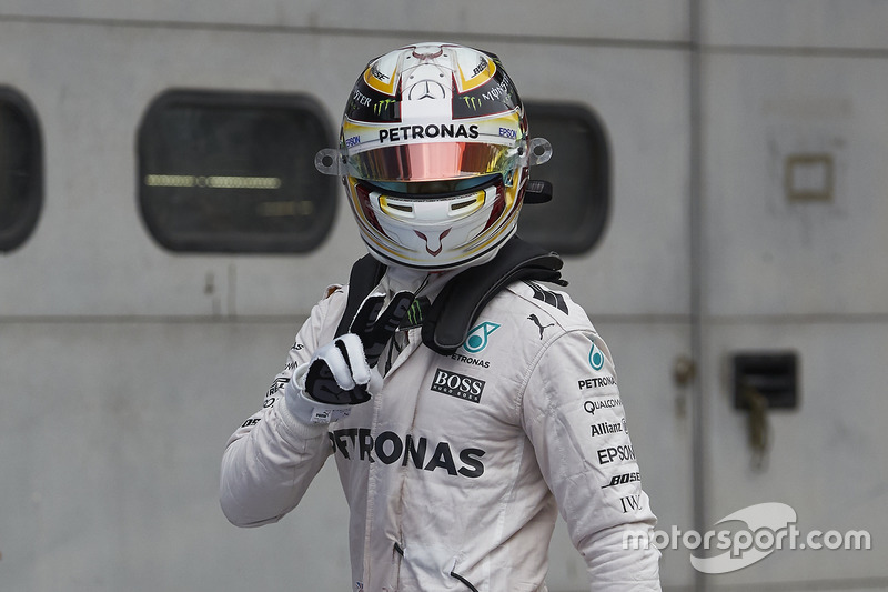 Polesitter Lewis Hamilton, Mercedes AMG F1