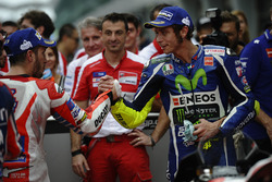 Valentino Rossi, Yamaha Factory Racing, Andrea Dovizioso, Ducati Team