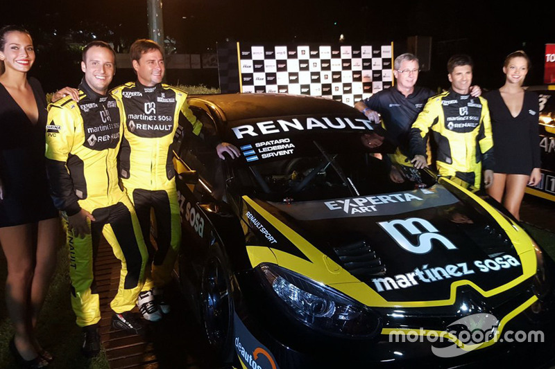 Equipo oficial Renault: Germán Sirvent, Christian Ledemsa, Sergio Polze y Emiliano Spataro