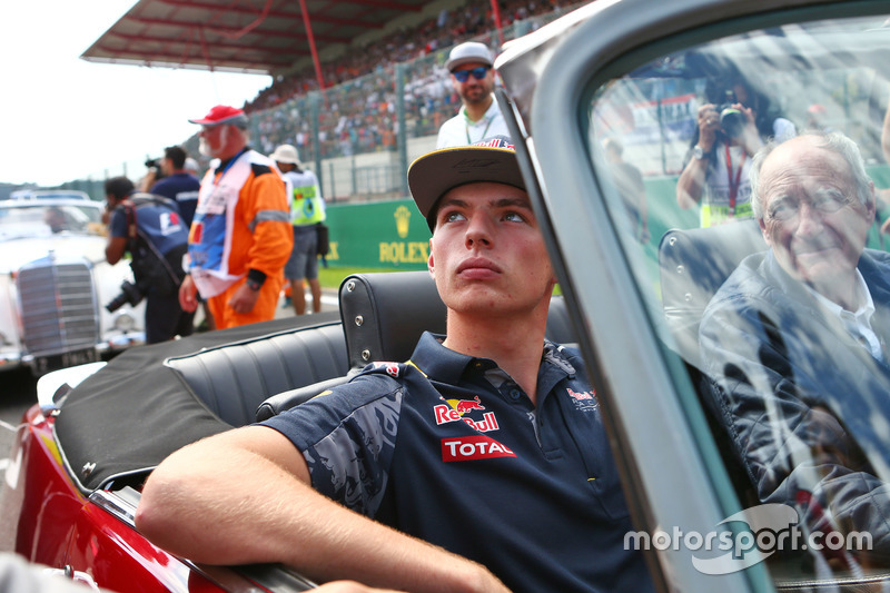 Max Verstappen, Red Bull Racing nella sfilata dei piloti