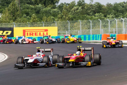 Battle between Sergey Sirotkin,ART Grand Prix with Jordan King,Racing Engineering