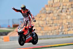 dor Chaz Davies, Aruba.it Racing - equipo Ducati celebra su victoria