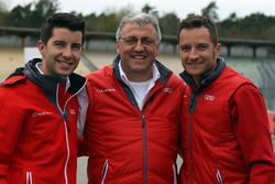 Mike Rockenfeller, Ernst Moser, Timo Scheider, Audi Sport Team Phoenix