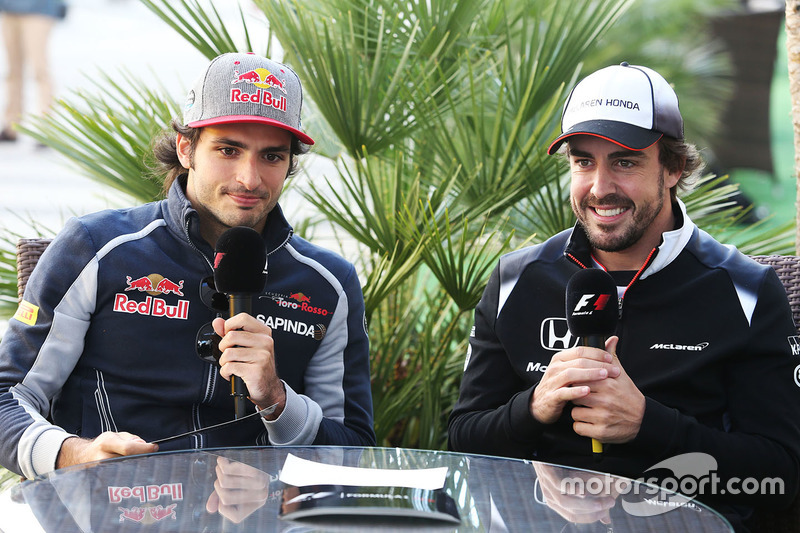 Fernando Alonso, McLaren and Carlos Sainz Jr., Scuderia Toro Rosso