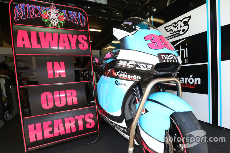 La moto di Luis Salom, SAG Racing Team