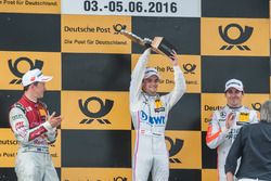 Лукас Ауэр на подиуме, Mercedes-AMG Team Mücke, Mercedes-AMG C63 DTM