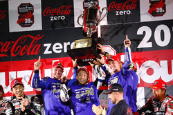 Podium: winners #21 Yamaha Factory Racing Team: Katsuyuki Nakasuga, Pol Espargaro, Alex Lowes