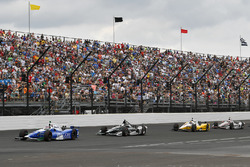Takuma Sato, Andretti Autosport Honda, Josef Newgarden, Team Penske Chevrolet