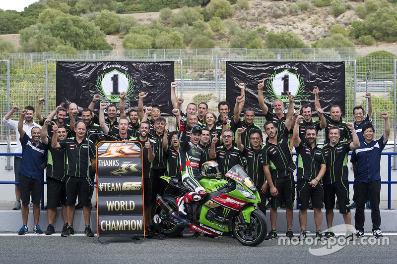 Jonathan Rea, Kawasaki Racing, sacré Champion à Jerez, 2015