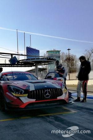 Ludovic Badey, Alex Fontana, Daniele Perfetti, Mercedes AMG-GT3, AKKA ASP