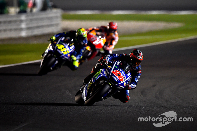 Maverick Maverick Viñales, Yamaha Factory Racing; Valentino Rossi, Yamaha Factory Racing