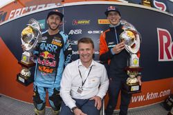 Tony Cairoli, Pit Beirer (jefe de KTM Racing), Jorge Prado