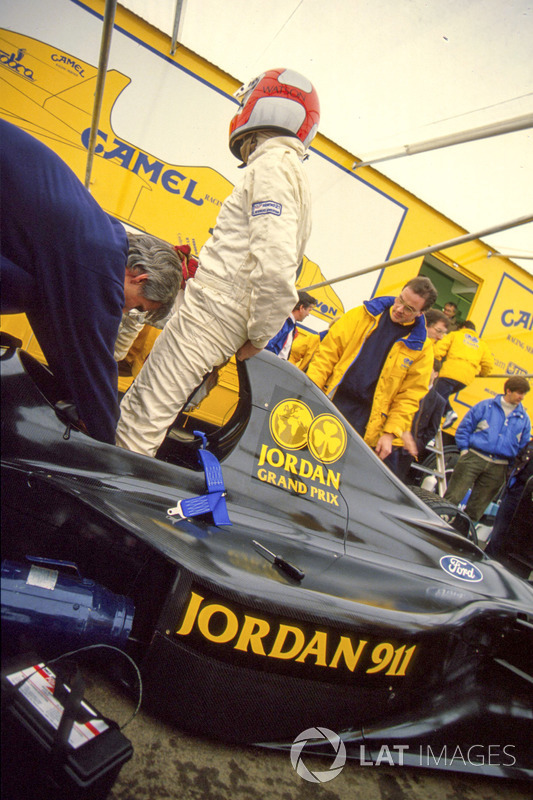 John Watson tested the Jordan 911 but then was later changed to 191