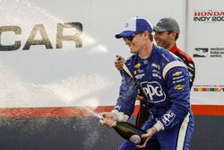 Race winner Josef Newgarden, Team Penske Chevrolet, second place Will Power, Team Penske Chevrolet