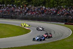 Takuma Sato, Andretti Autosport Honda, Graham Rahal, Rahal Letterman Lanigan Racing Honda