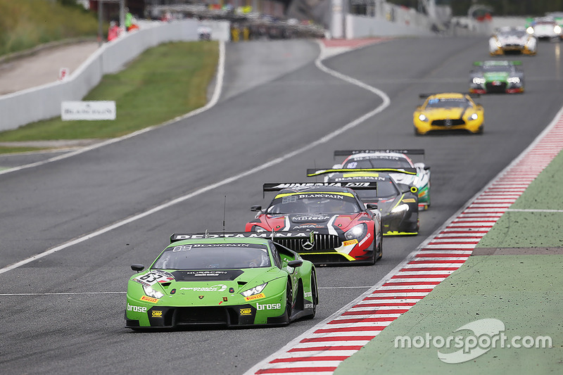 #63 GRT Grasser Racing Team Lamborghini Huracan GT3: Christian Engelhart, Mirko Bortolotti, Andrea C