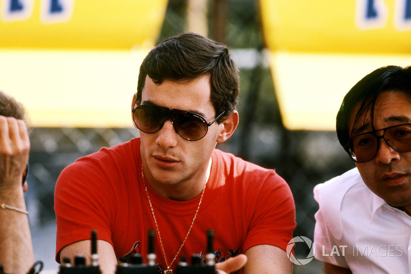 Ayrton Senna, conversa na Lotus em 1987
