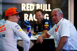 Max Verstappen, Red Bull Racing, Christian Horner, director del equipo, Red Bull Racing y Helmut Mar