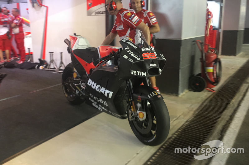Jorge Lorenzo, Ducati Team nuevo carenado