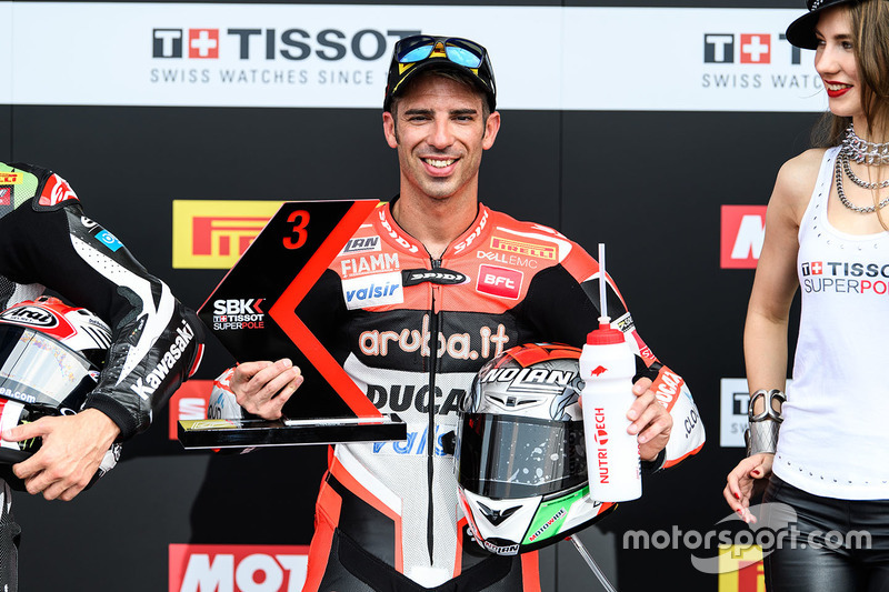 Il terzo qualificato Marco Melandri, Ducati Team