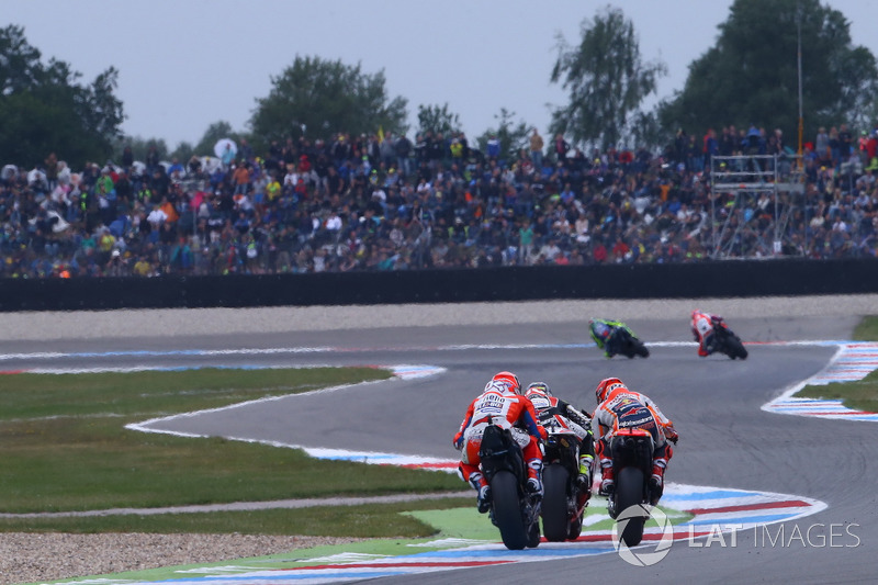 Andrea Dovizioso, Ducati Team, Marc Marquez, Repsol Honda Team, Cal Crutchlow, Team LCR Honda