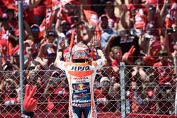 Marc Marquez, Repsol Honda Team celebrate