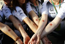 Les tatouages de Jenson Button, McLaren