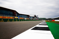 The Silverstone Wing and circuit detail of the pit straight