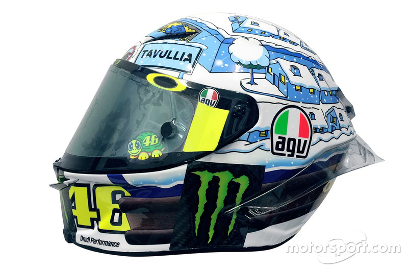 Helm van Valentino Rossi, Yamaha Factory Racing