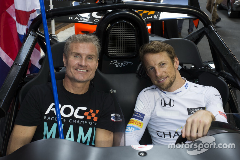 Team Great Britain David Coulthard and Jenson Button