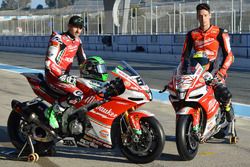 Lorenzo Savadori, Milwaukee Aprilia World Superbike Team, Eugene Laverty, Milwaukee Aprilia World Superbike Team