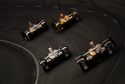 Takuma Sato, Andretti Autosport Honda, Graham Rahal, Rahal Letterman Lanigan Racing Honda