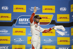 Podium: third place José María López, Citroën World Touring Car Team, Citroën C-Elysée WTCC