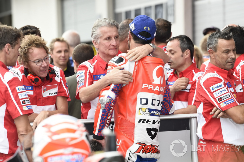 Danilo Petrucci, Pramac Racing, Paolo Ciabatti, Ducati sportief directeur na de kwalificatie