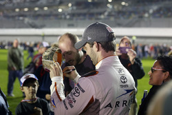 Daniel Suárez , Joe Gibbs Racing Toyota signs autographs for the fans