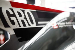 Markings under the new rules for Romain Grosjean, Haas F1 Team