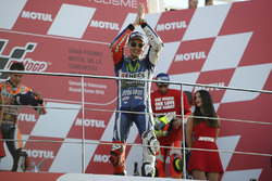 Podium : le vainqueur Jorge Lorenzo, Yamaha Factory Racing