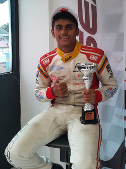Third place Akash Gowda