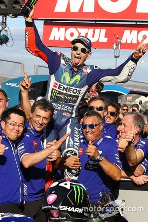 Le vainqueur Jorge Lorenzo, Yamaha Factory Racing